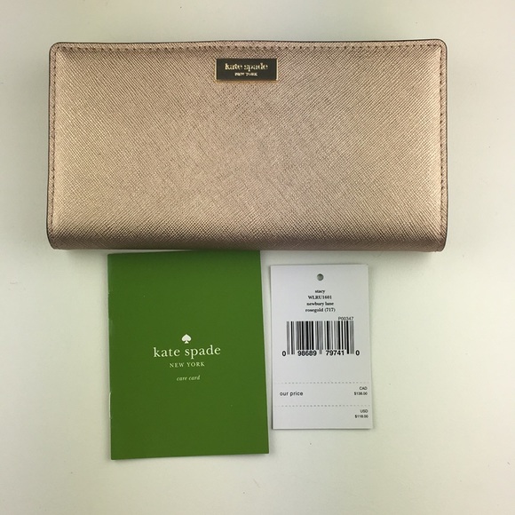 kate spade Handbags - Kate spade Stacy rose gold Newbury Lane wallet